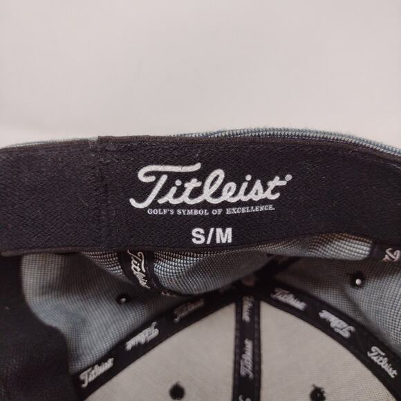 Titleist Golf Hat Size S/M Gray Embroidered Spell Out Logo Polyester - Picture 11 of 12